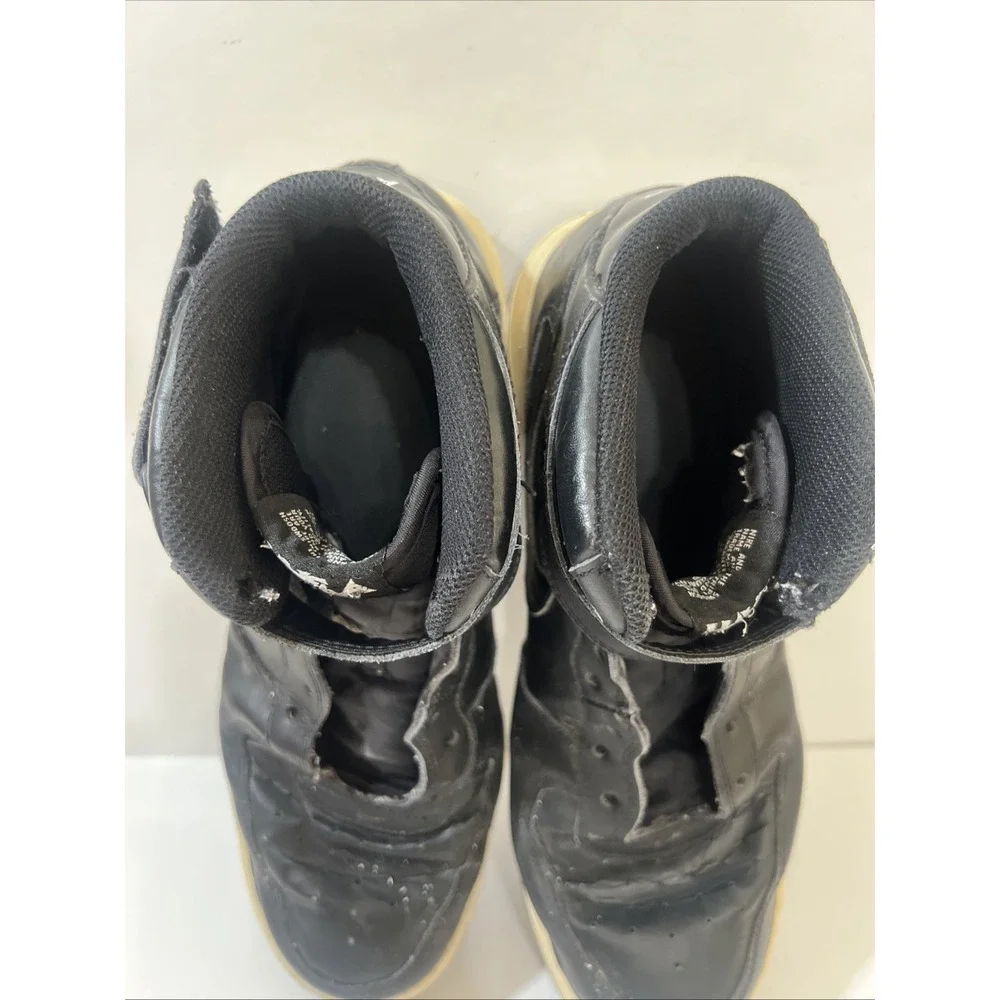 Rare Nike‎ Air Force 1 Mid Have Nike Day AO2444-001 Men Sz 12 Black Smiley Shoes